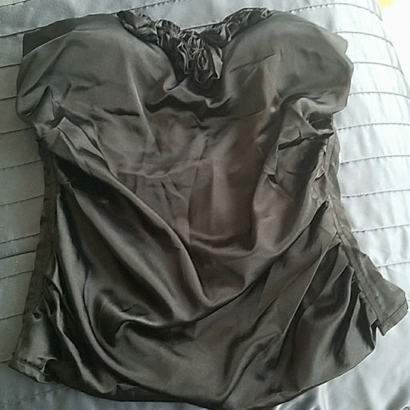 Sexy satin corset - Picture 1 of 3